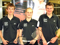 Timo Wernet, Silke Fuchs und Philipp Grömminger