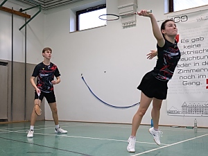 Lilly Huber und Janne Hintze im Mixed Lilly Huber und Janne Hintze im Mixed