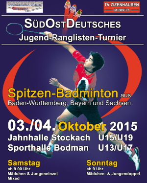 Plakat S�dost-Deutsches Ranglisten-Turnier