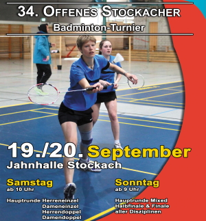 Plakat vom Stockacher-Turnier