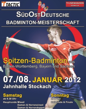 Plakat zur SO-Meisterschaft 2012