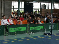 Die Jahnhalle beim Spieltag