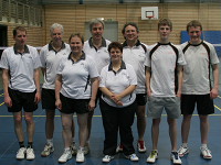 V.l.n.r.: Andreas Bihl, Oskar Bhler, Luzia Bhler, Michael Sernatinger, Silke Nieratschker, Peter Dirr, Torsten Engelhardt und Felix Jaeckel. Es fehlt: Sophia Zulic
