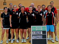 Gruppenbild mit dem tschechischen Mannschaftsmeister aus Kralove