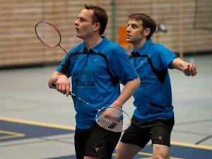 Steffen Kuntz und Jrgen Romer, 2. Herrendoppel in der 2. Mannschaft