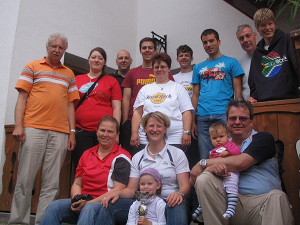 vor der Pension Lechthaler
