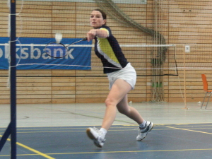Corinna Lux im Finale des Dameneinzel