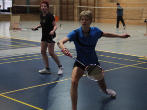 Maike Haupt und Daniela Frahm im Damendoppel
