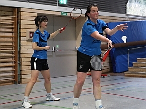 Kirsten Greffenius und Eva Wiese im Damendoppel