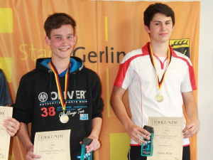 Andreas Mller (links) und Fabian Seeling/TSG Heilbronn