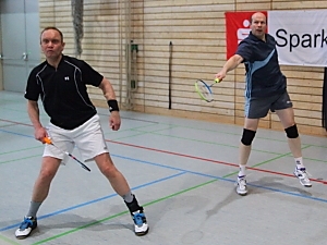 Benjamin Janisz und Helmut Jger im 1. Herrendoppel