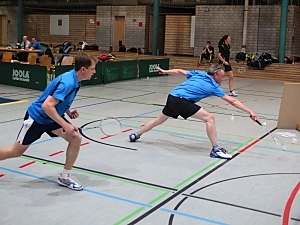 Andreas Bihl und Stefan Tresp im 1. Herrendoppel