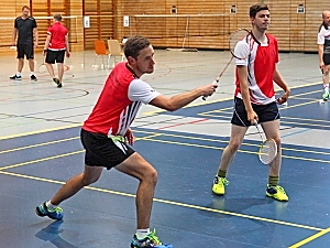 Michael Mller/Markus Bhler im 1. HD der 3. Mannschaft