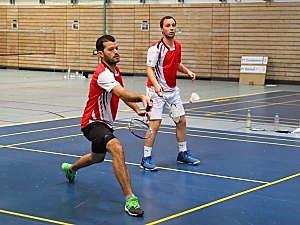 Lukas Helfert und Georg Ebner im 2. Herrendoppel
