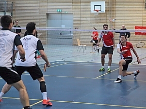 Timo und Andreas im 1. Herrendoppel Timo und Andreas im 1. Herrendoppel