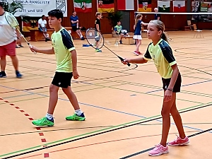 Daria und Matti Hintze im Mixed U13