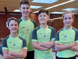 Florian Bini, Janne und Matti Hintze und Daria Lawniczak Florian Bini, Janne und Matti Hintze und Daria Lawniczak