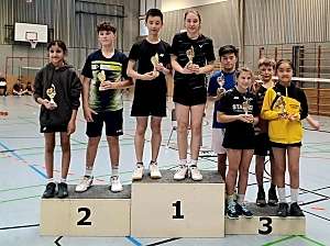 Matti Hintze und Aarya Dahiya (TV Augsburg) 2. Platz im Mixed Matti Hintze und Aarya Dahiya (TV Augsburg) 2. Platz im Mixed