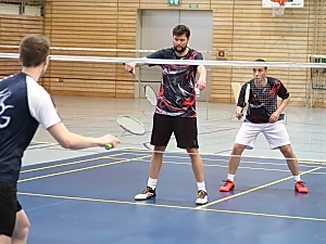 Andreas und Lukas im 1. Herrendoppel