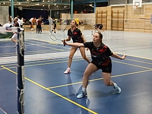 Daria Lawniczak und Solveigh Berg im Damendoppel