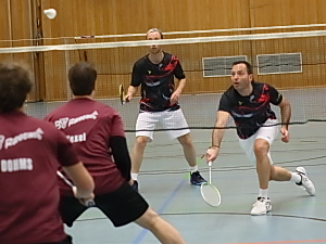 Lukas Helfert und Lars Wgmann im 2. Herrendoppel
