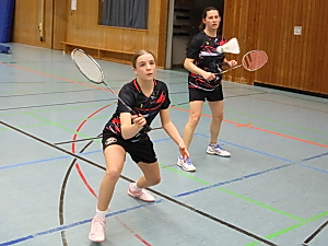 Daria Lawniczak und Claudia Hintze im Damendoppel