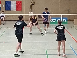 Matti und Judith Binder im Mixed U15