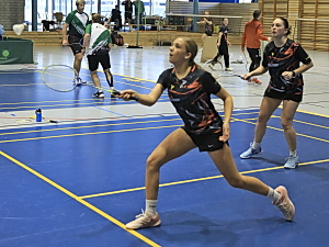 Daria Lawniczak und Solveigh Berg im Damendoppel