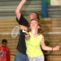 Zwei der zahlreichen Kids während der Sportwoche