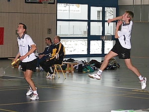 Manuel The und Timo Wernet im 2. Herrendoppel