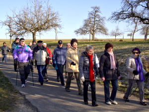 Auf der Wanderstrecke