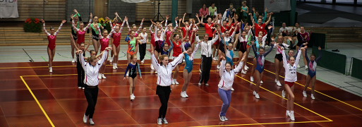 Sportaerobic in der Jahnhalle Stockach