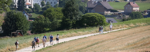 Auf der Wanderstrecke