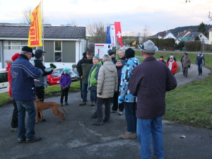 Bei der Neujahrswanderung 2015 Bei der Neujahrswanderung 2015