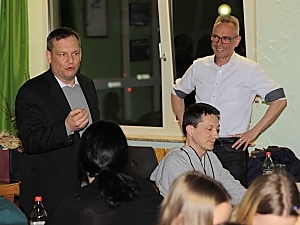 Michael Junginger (Orstvorsteher) und Stefan Tresp Michael Junginger (Orstvorsteher) und Stefan Tresp