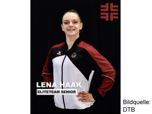 Lena Haak auf dem Poster Lena Haak auf dem Poster