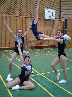 Jenny Bruggner, Jenny Müller, Laura Stintiani und Miriam Schuster
