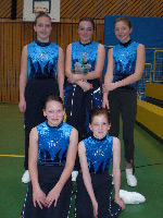 Aileen Reichle, Jessika Kieweg, Lisa Funk, Jenny Schneble und Lena Volk