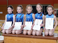 Paula Patzke, Mara Endres, Nicole Hartmann, Jana Fuchs, Mara Hänert